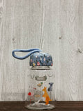Cartoon Animal Collection Mini Glass Bottle (Blue)