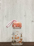 Cartoon Animal Collection Mini Glass Bottle (Pink)