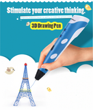 3D Art Pen (Grey) With Filament Set