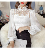 Korean Two Piece Laced Top