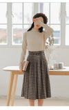 Plaid Long Skirt
