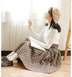 Plaid Long Skirt