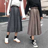 Plaid Long Skirt