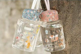 Cartoon Animal Collection Mini Glass Bottle (Blue)