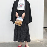 Pokka Dot Maxi Skirt