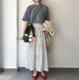 Pokka Dot Maxi Skirt